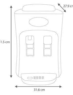 Dispensador de agua eléctrico Mabe EMM2PN