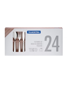 Juego de cubiertos 24 piezas Tramontina Maresias