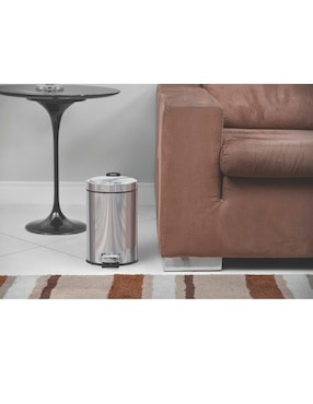Bote de basura acero inoxidable c/pedal Tramontina 3 L