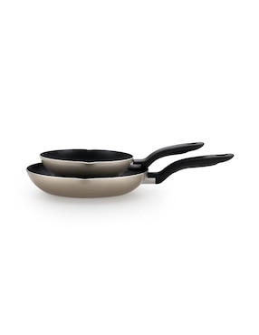 Batería de cocina T-Fal Culinare de aluminio antiadherente titanio 16 piezas