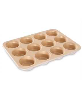 Molde Para Muffins Nordic Ware Acero Dorado