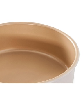 Molde para pastel Nordic Ware acero 22 cm dorado
