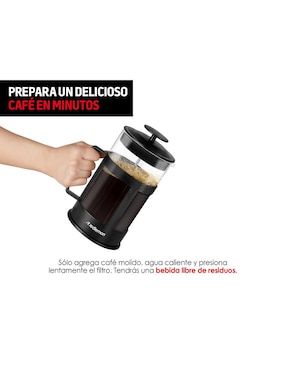 Prensa francesa de acero inoxidable