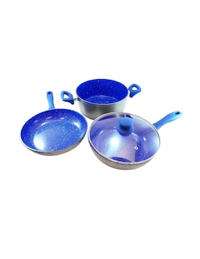 Set de sartenes Flavor Pan de metal y aluminio