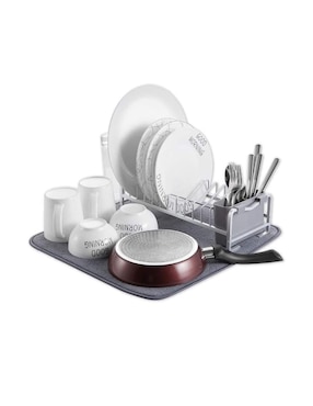 Escurridor de trastes Home Ideas de aluminio