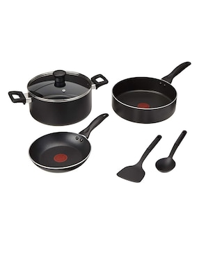 Batería T-Fal Inicia 5 piezas negro