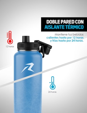 Termo Red Lemon de acero con tapa rosca 1.2 L