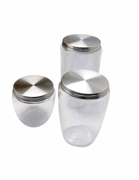 Set De 3 Canisters Oval Good & Good