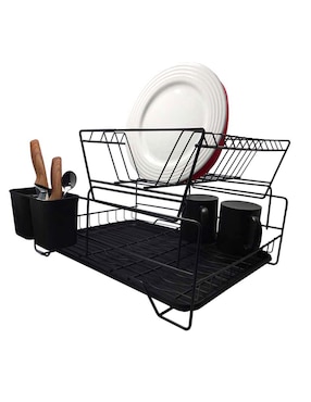 Escurridor de trastes Good & Good de acero inoxidable