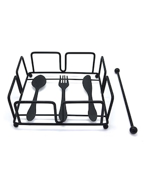 Servilletero con forma de utensilios Good & Good