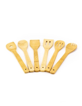 Set utensilios Good & Good de bambú