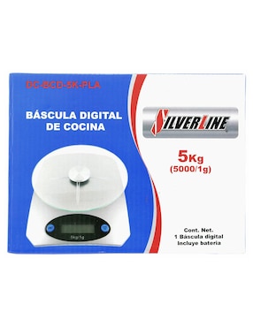 Bascula digital para cocina Silverline 5 kg