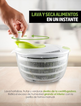 Centrifugadora de ensalada con escurridor Redlemon Salad Spinner