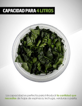 Centrifugadora de ensalada con escurridor Redlemon Salad Spinner