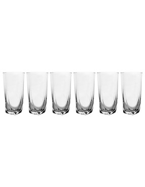 Set vasos Luminarc Eiffel de vidrio con 6 piezas