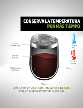 Termo Redlemon de acero con tapa disc top 350 ml