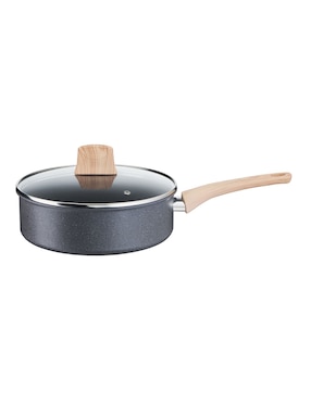 Batería de cocina T-Fal de aluminio antiadherente minerales naturales 9 piezas