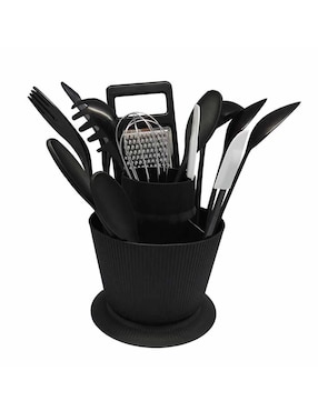 Set utensilios Good & Good de plástico y metal