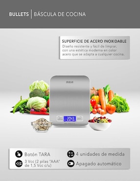 Báscula de cocina RCA