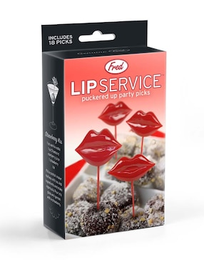 Set de 18 pinchos Fred & Friends Lip Service