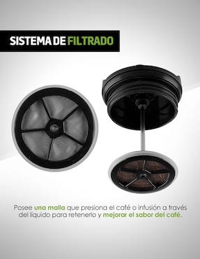 Termo con prensa francesa Redlemon acero inoxidable 350 ml