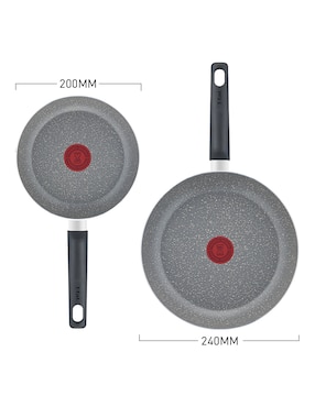 Set de sartenes T-Fal de aluminio 2 piezas