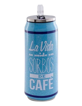 Termo Running De Acero Inoxidable Con Tapa Rosca 500 Ml