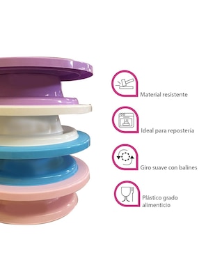 Base giratoria Aleissi para decorar pastel