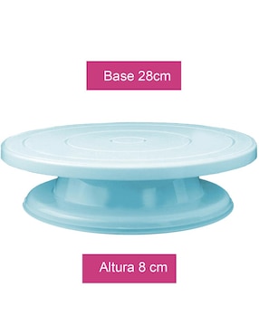 Base giratoria Aleissi para decorar pastel