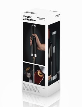 Sacacorchos eléctrico Innova Goods con cortador de precintos