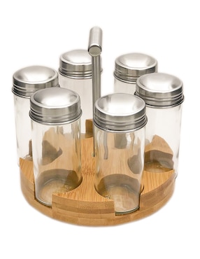 Set de 6 especieros con base Zonana