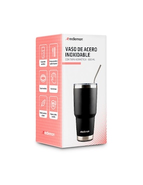 Termo Redlemon de acero inoxidable con tapa disc top 800 ml