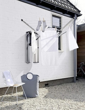 Tendedero extensible Brabantia de acero inoxidable