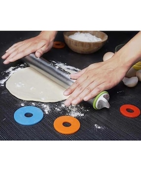 Rodillo Aleissi acero Fondant 4 niveles