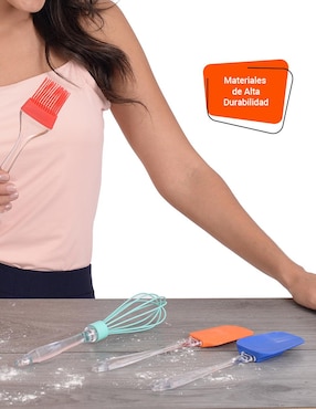Set utensilios Tutti de silicón