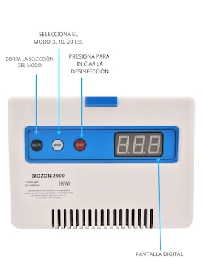 Purificador de agua Biozon Bz_digital