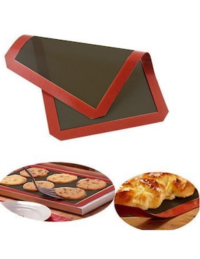 Tapete para hornear pizza y para masa Aleissi de silicón