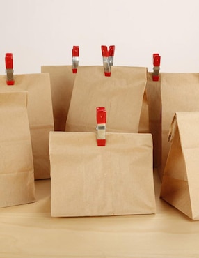 Sujetador para bolsas Kikkerland de acero inoxidable 8 piezas