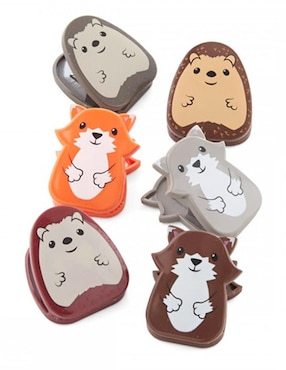 Pinzas para bolsas Kikkerland 6 piezas
