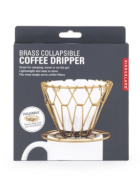 Estructura plegable Kikkerland para filtro de café