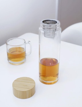 Infusor Kikkerland de bambú para té