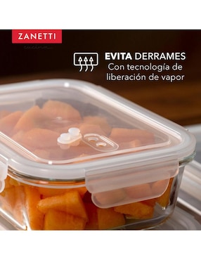 Set contenedores Zanetti de vidrio 22 piezas