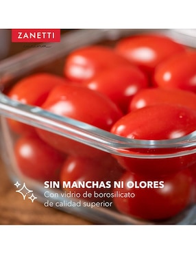 Set contenedores Zanetti de vidrio 22 piezas