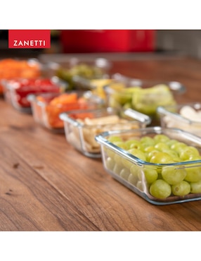 Set contenedores Zanetti de vidrio 22 piezas