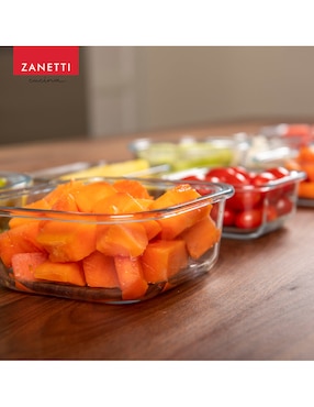 Set contenedores Zanetti de vidrio 22 piezas