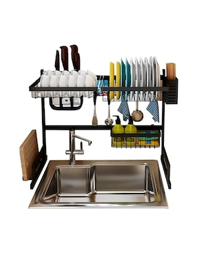 Escurridor de trastes Arcoshop de acero inoxidable