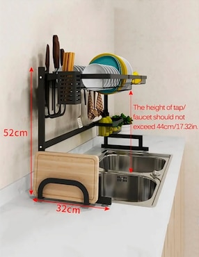 Escurridor de trastes Arcoshop de acero inoxidable