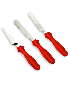 Set de espátulas 3 piezas Aleissi de acero