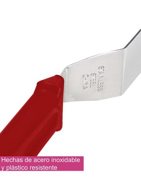 Set de espátulas 3 piezas Aleissi de acero
