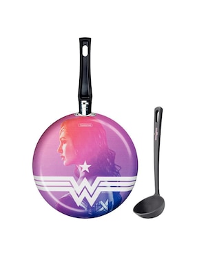 Sartén para crepas Tramontina Wonder Woman aluminio
